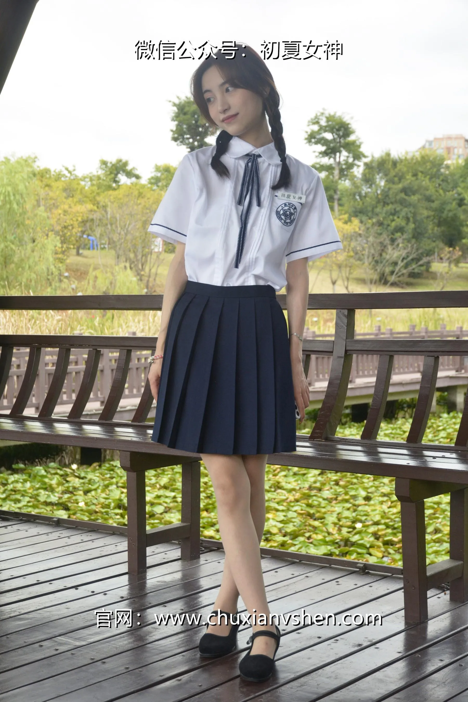 初夏女神 NO.027 柒柒 职高校服 [140P]插图